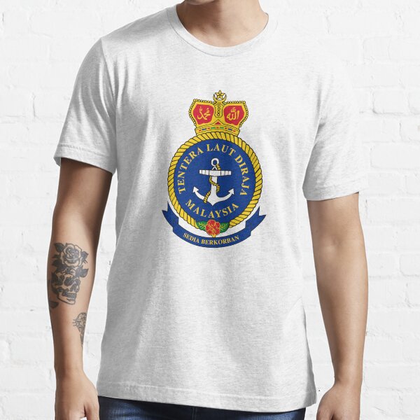 Crest Of The Royal Malaysian Navy T Shirt By Abbeyz71 Redbubble