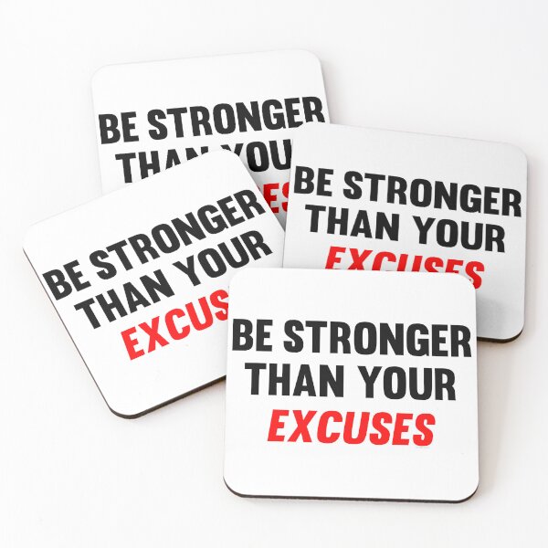 Item preview, Be Stronger Than Your Excuses designed and sold by Fitbys.