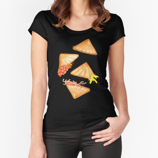 Jaffle Life: Yellow Fitted Scoop T-Shirt