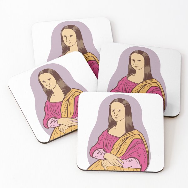 Item preview, Monalisa In Pinky Dress designed and sold by HowreSketch.