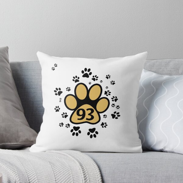 Item preview, 93 number with animal paws designed and sold by MadandMean.