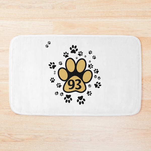 Item preview, 93 number with animal paws designed and sold by MadandMean.