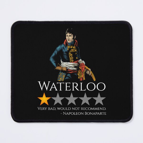 Vista previa del artículo con la obra «Napoleón Bonaparte - Historia de Francia - Batalla de Waterloo», diseñado y vendido por Styrman.
