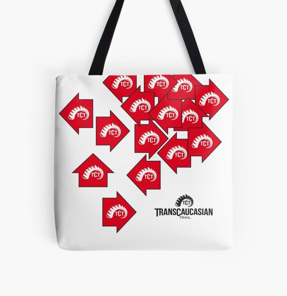 TCT Tote Bags: Scattered Signs All Over Print Tote Bag