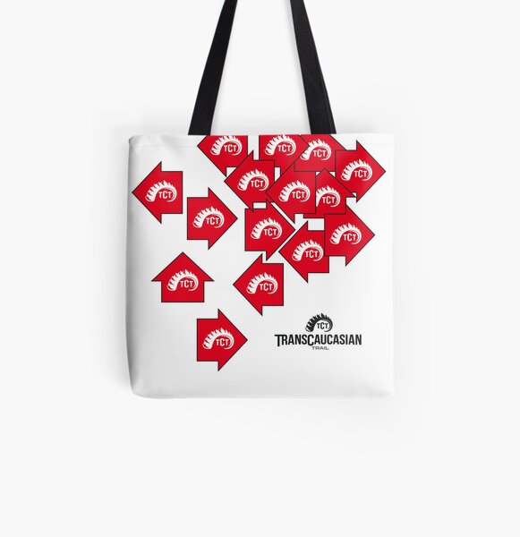 TCT Tote Bags: Scattered Signs All Over Print Tote Bag