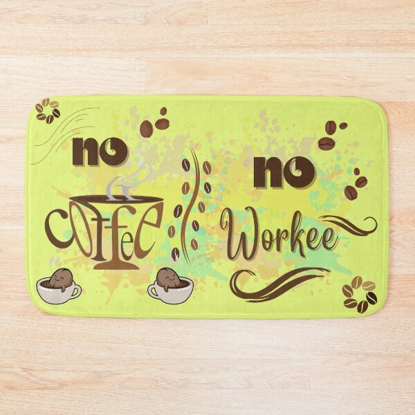 Item preview, No coffee no workee | coffee design | for coffee lovers |  designed and sold by Arteartz.