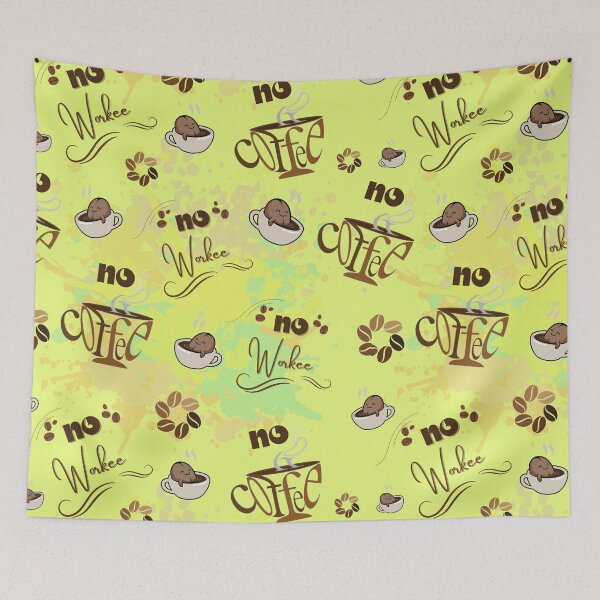 Item preview, No coffee no workee | coffee design | for coffee lovers |  designed and sold by Arteartz.