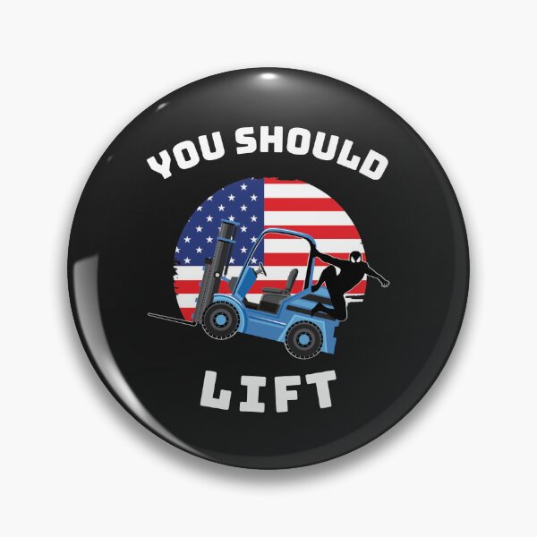 Item preview, Forklift Ninja, You Should Lift BW designed and sold by TeamsterLife.