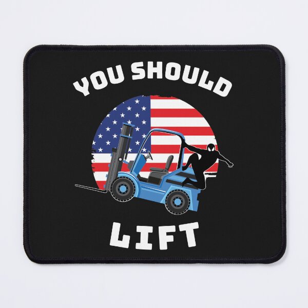 Item preview, Forklift Ninja, You Should Lift BW designed and sold by TeamsterLife.