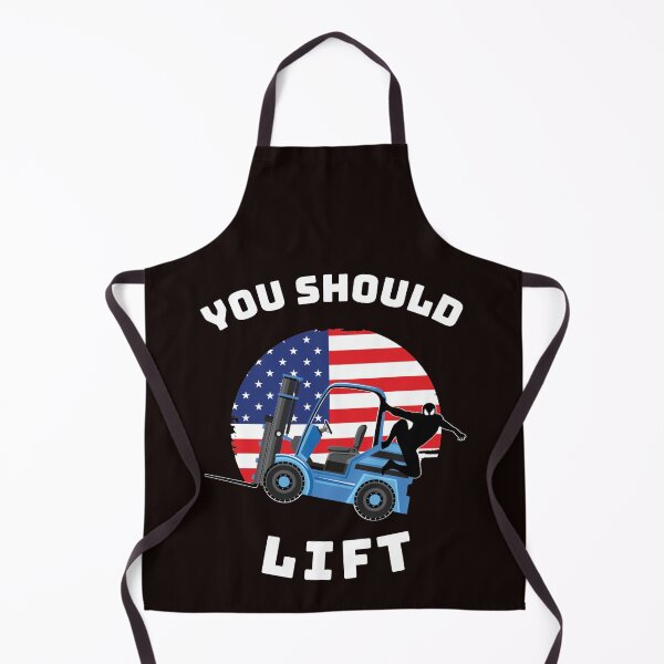 Item preview, Forklift Ninja, You Should Lift BW designed and sold by TeamsterLife.