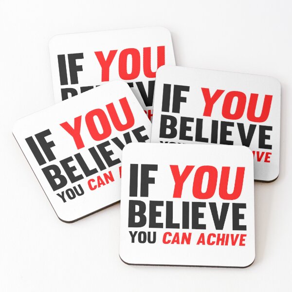 Item preview, If You Believe You Can Achive designed and sold by Fitbys.