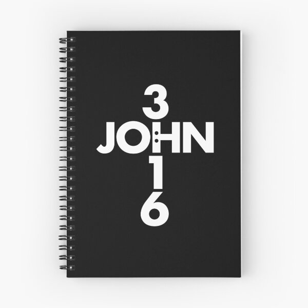 Item preview, John 3:16 Bible Verse Words Cross designed and sold by DOODL.