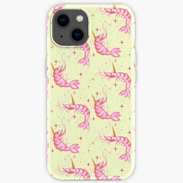 Uni-Prawn: Yellow iPhone Soft Case