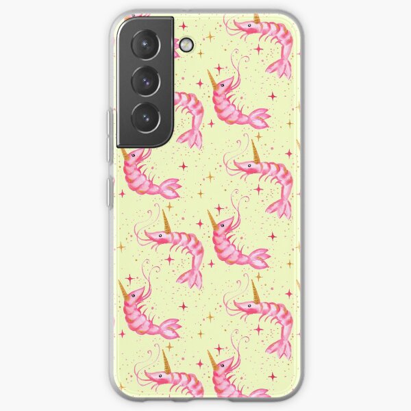 Uni-Prawn: Yellow Samsung Galaxy Soft Case