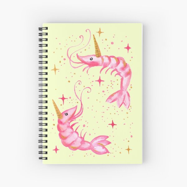 Uni-Prawn | Yellow Spiral Notebook