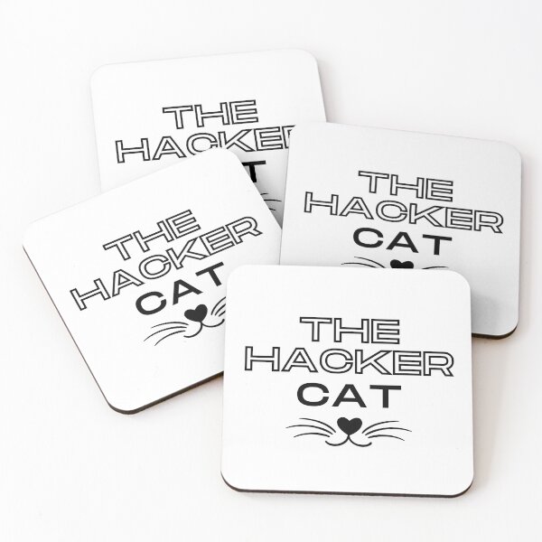 Item preview,  The hacker cat funny minimalistic design designed and sold by DigitalMagShop.