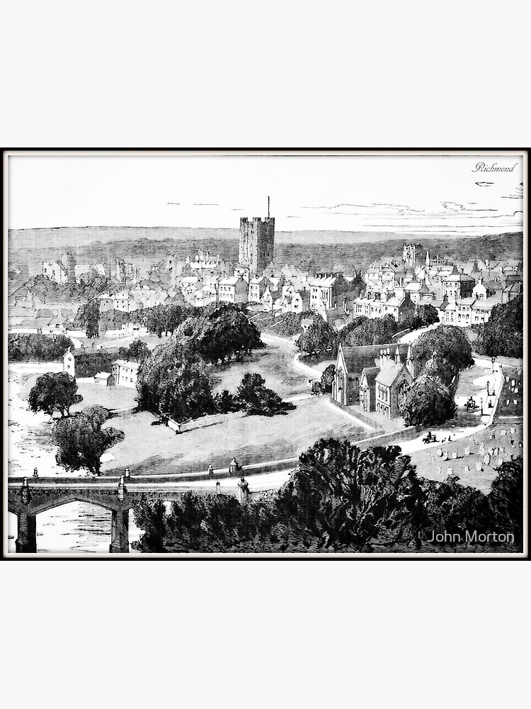 "Richmond, North Yorkshire" Framed Art Print for Sale by morton82