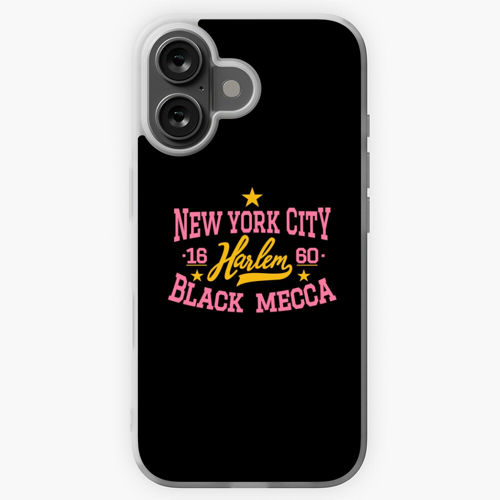 Black Mecca Harlem New York - Harlem Logo - Black Mecca Harlem Shirt Sticker