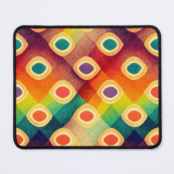 Item preview, Retro Groovy Vibes Funky Hippie Fun Colorful Pattern designed and sold by Weirdarto.