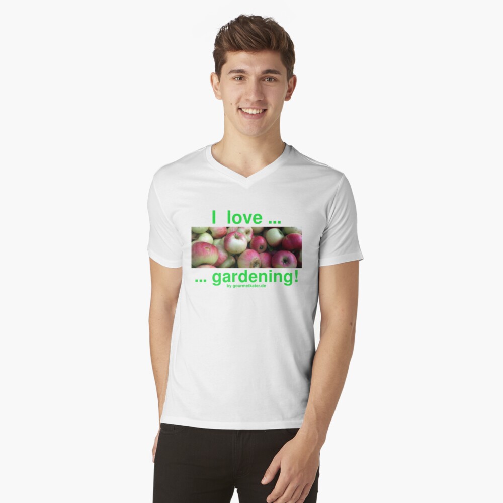 Artikel-Vorschau von T-Shirt mit V-Ausschnitt, designt und verkauft von Gourmetkater.