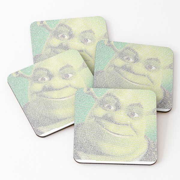 Item preview, entire shrek script in the shape of shrek designed and sold by ashleyeasterly.