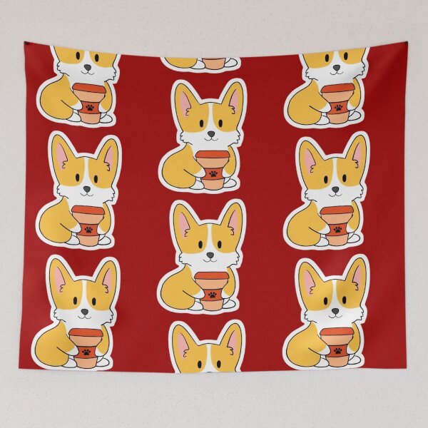 Item preview, Cute kawaii corgi designed and sold by Ideassbold.