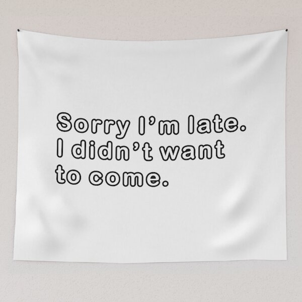 Item preview, Sorry I'm late designed and sold by ayokestudio.