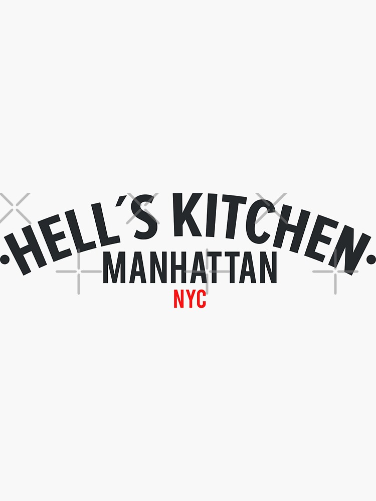"Hell's Kitchen Manhattan logo new york hell's kitchen NYC Hell's