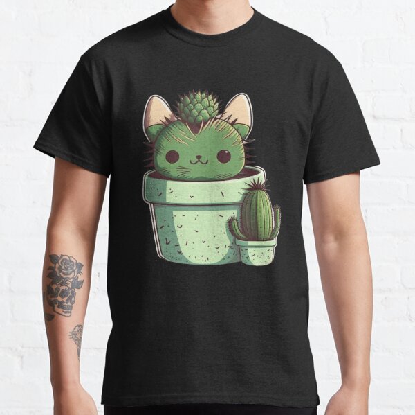 Cat store cactus shirt