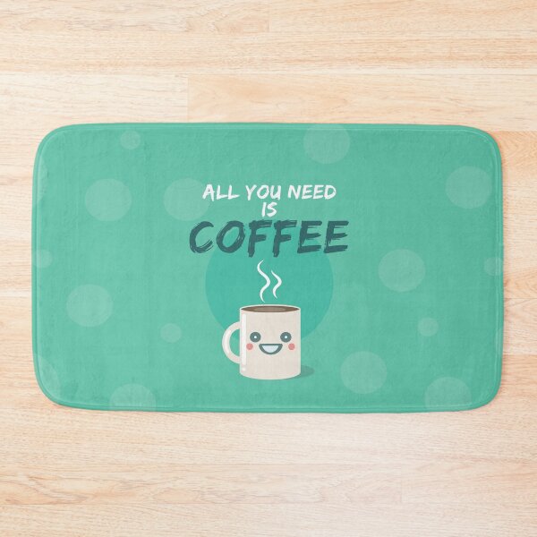 Item preview, Cute Cup with all you need is coffee quote phrase designed and sold by MrBoneDesign.