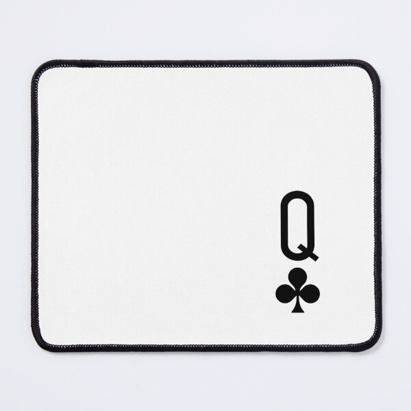 Item preview, Black queen of clubs playing card Family Game designed and sold by FrenchsTuck.