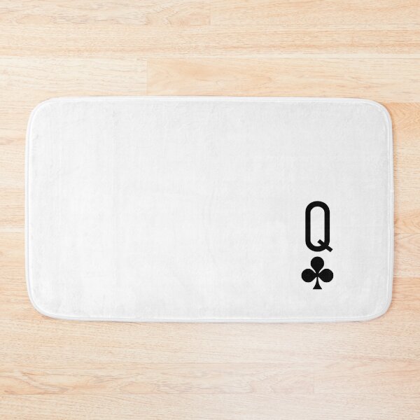 Item preview, Black queen of clubs playing card Family Game designed and sold by FrenchsTuck.