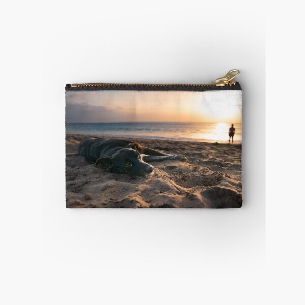Item preview, Dog lying at beach during sunset designed and sold by raphotography88.