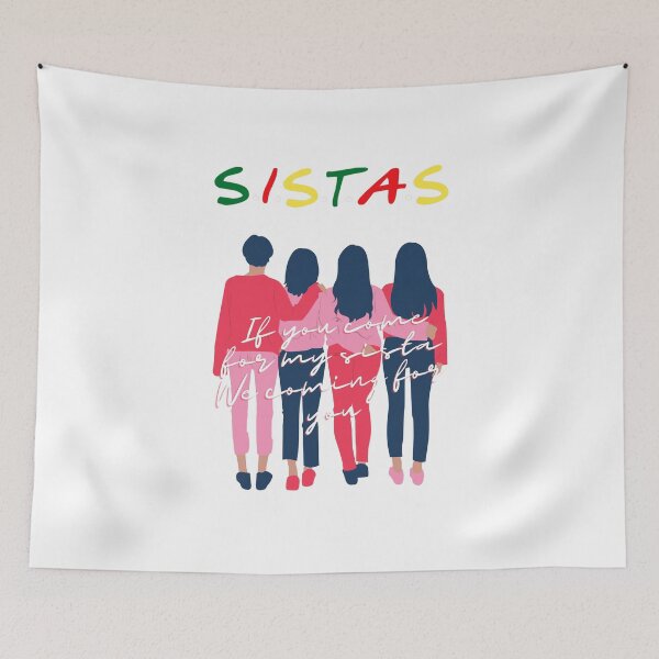 Item preview, SISTAS ART-If you come for my sistas, we coming for you! Best gift for Sistas Fans designed and sold by Rosiee-Arts.