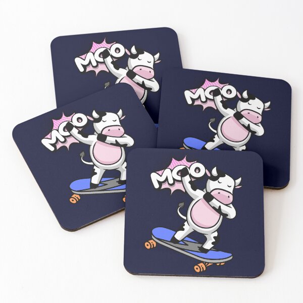 Item preview, Skateboarding Cow designed and sold by ramazis.