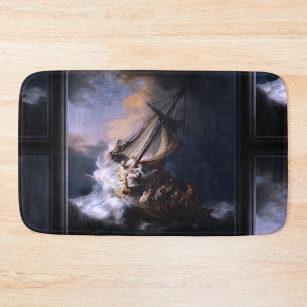 Item preview, Storm on the Sea of Galilee by Rembrandt van Rijn Old Masters Reproduction designed and sold by Xzendor7 Digital Art Creations.