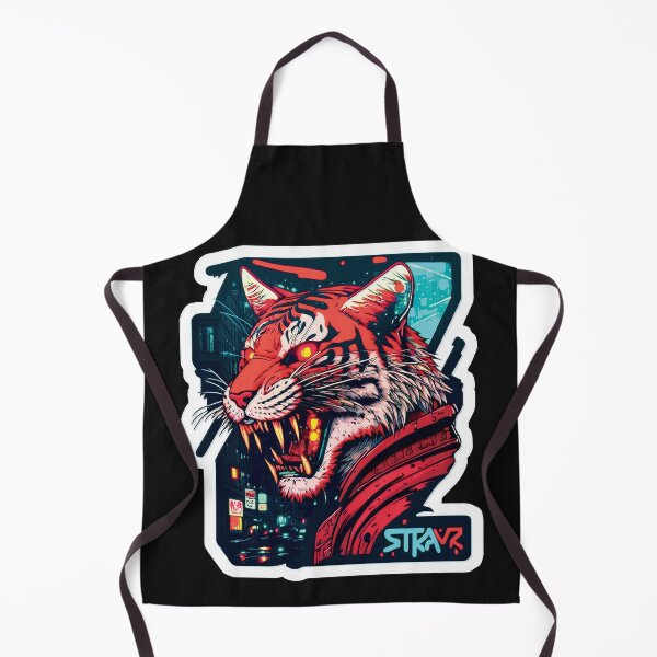 Item preview, Cyberpunk neon Tiger #2 designed and sold by PhiloSophyEye.