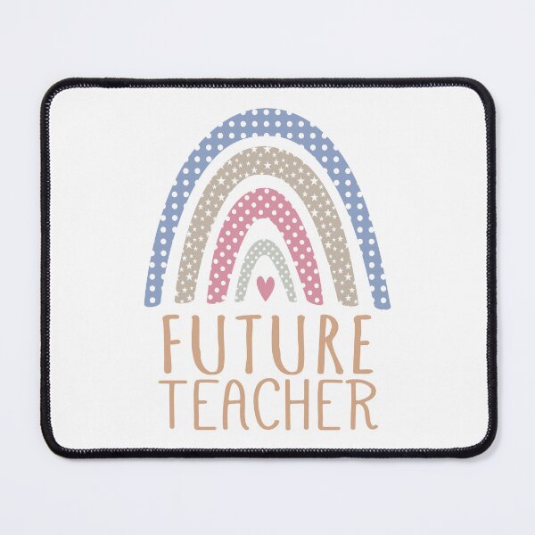 Item preview, Future Teacher rainbow pastel designed and sold by Think4Prints.