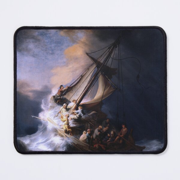 Item preview, Storm on the Sea of Galilee by Rembrandt van Rijn Old Masters Reproduction designed and sold by Xzendor7 Digital Art Creations.