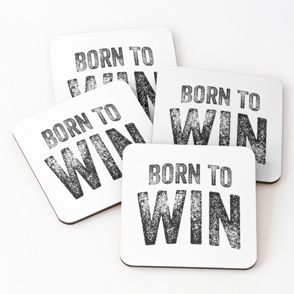 Item preview, Born To Win (Big Black Text) designed and sold by STUDIO-72.
