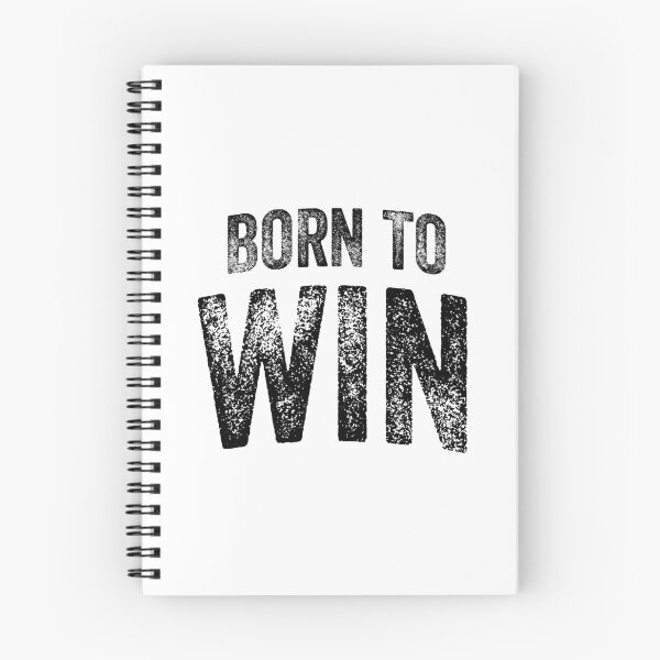 Item preview, Born To Win (Big Black Text) designed and sold by STUDIO-72.
