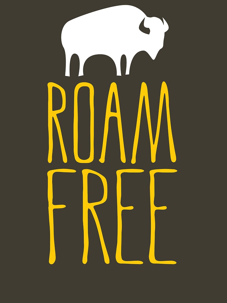 Roam Free Buffalo Bison by DOODL
