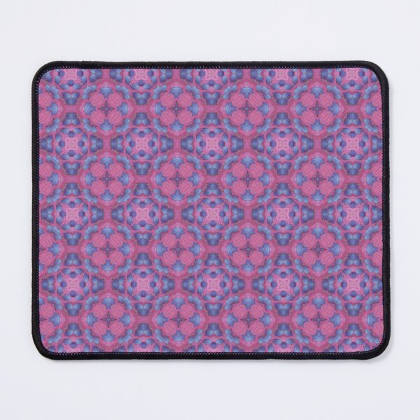 Item preview, Modern pink abstract pattern with floral elements designed and sold by HappyVibesAlert.