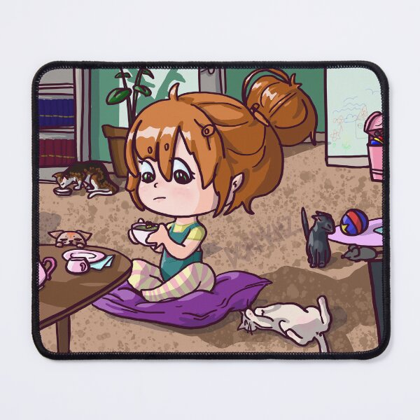 Item preview, Confused Chibi Girl designed and sold by DORMEHZ.