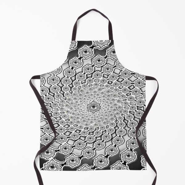Item preview, Autotelic-BurningEyeSpiralVortex-B+W designed and sold by Klaus Bremner (Autotelic Art).