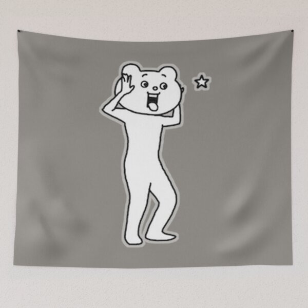 Item preview, Funny Meme White Bear Betakkuma designed and sold by swearnoodles.