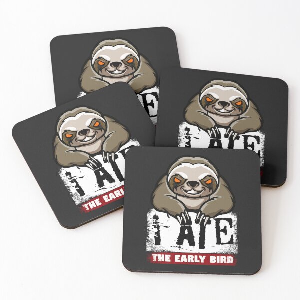 Item preview, Mad, annoyed, grumpy sloth, the morning grouch. Funny sarcastic saying. designed and sold by funnycolors.