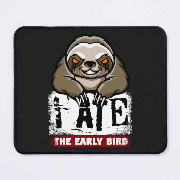 Item preview, Mad, annoyed, grumpy sloth, the morning grouch. Funny sarcastic saying. designed and sold by funnycolors.