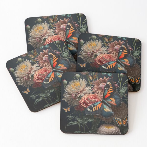 Item preview, still life painting of flowers designed and sold by tinkertailorart.