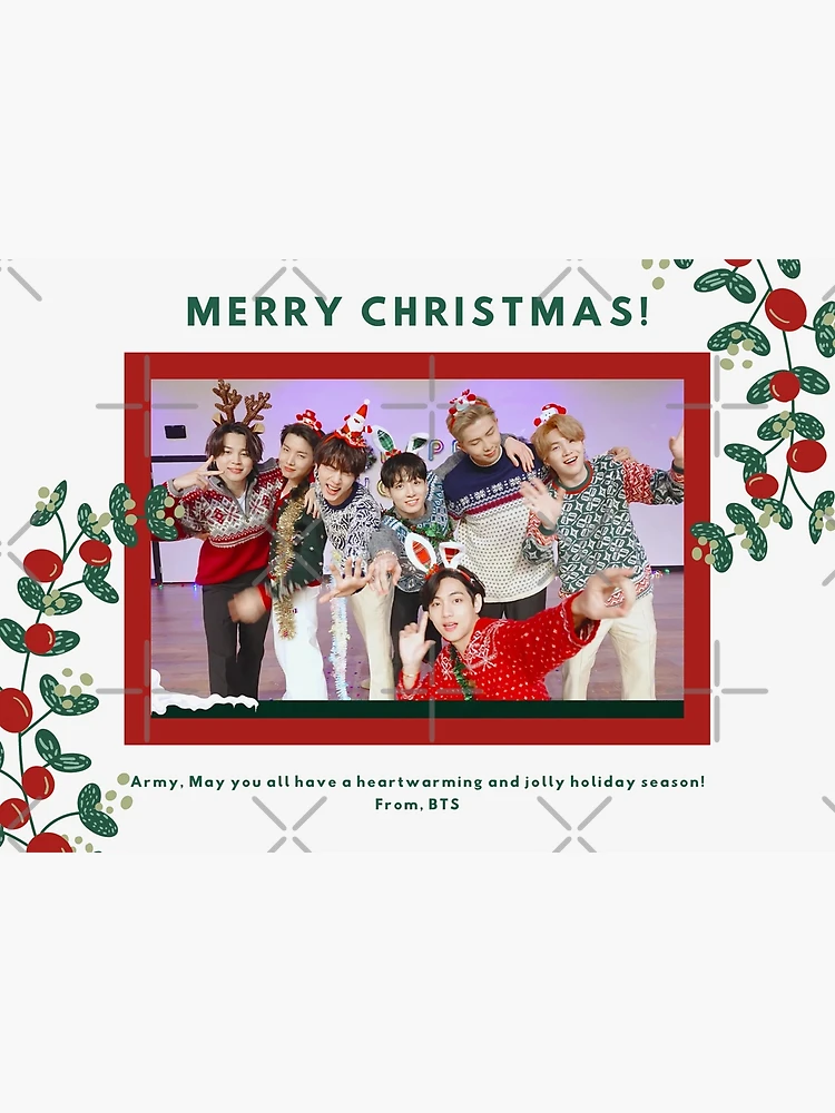 BTS Christmas Little Wishes Photo Card - BTS Official Merch